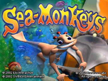 The Amazing Virtual Sea-Monkeys (EU) screen shot title